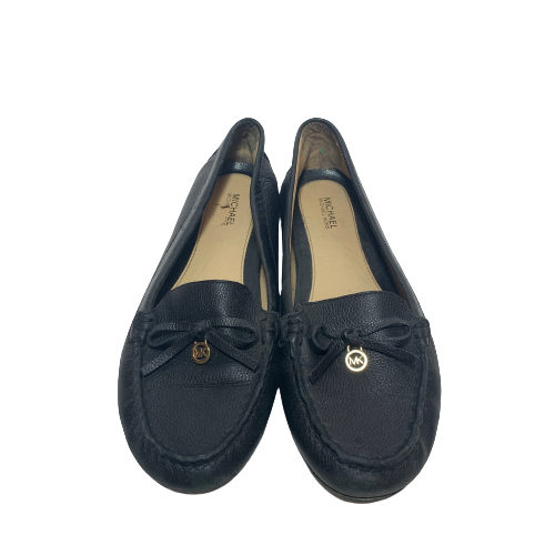 Michael Kors Black Leather Loafers | Pre Loved |