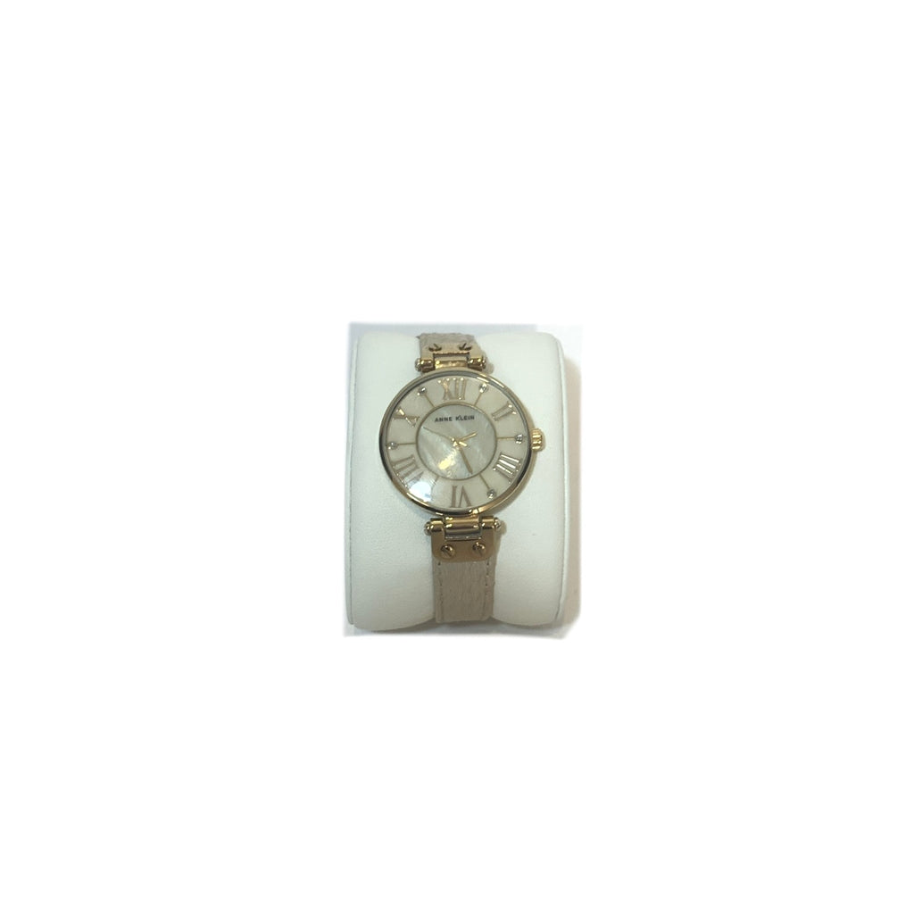 Anne Klein Round Gold Wristwatch | Gently Used |