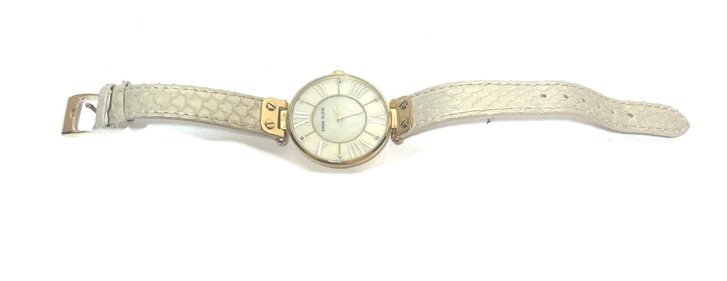Anne Klein Round Gold Wristwatch | Gently Used |