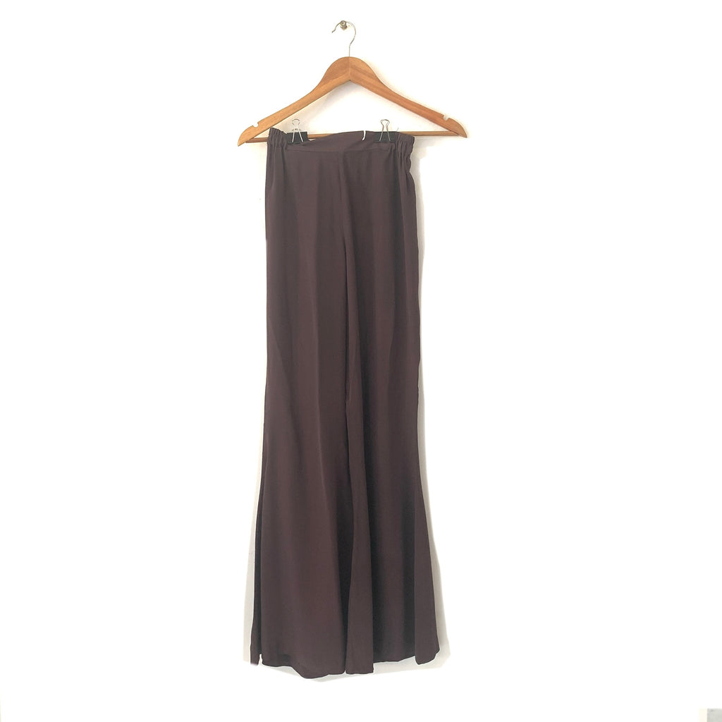 Sanya Muneer Brown Chiffon Kameez & Pants | Gently Used |