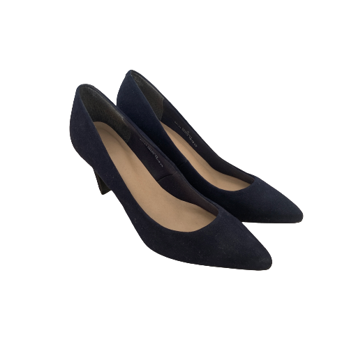 Marks & Spencer Navy Suede Pumps