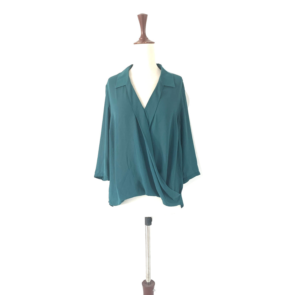 M&S Collection Green Blouse | Gently Used |