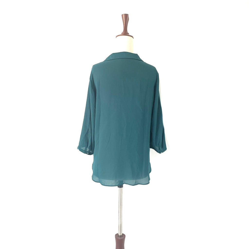 M&S Collection Green Blouse | Gently Used |