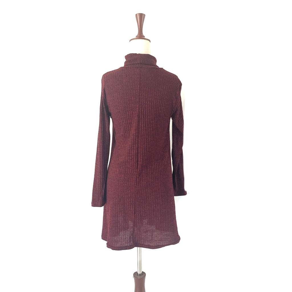 New Look Maroon & Black Knit Long Top | Gently Used |