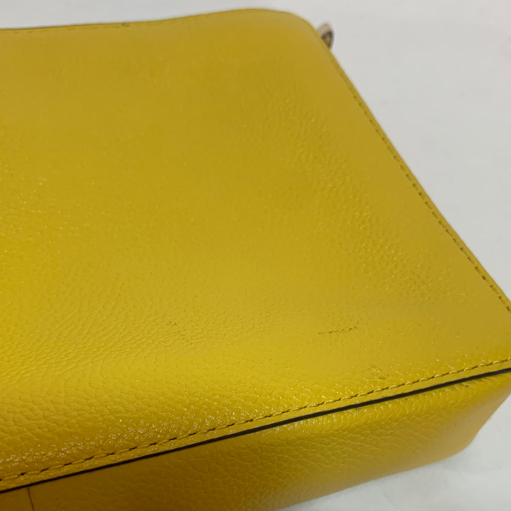 Kate Spade Yellow Leather Cross Body Bag | Gently Used |