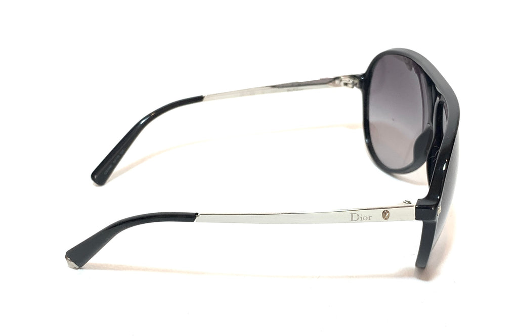 Dior 'Tahuta' Black Unisex Aviator Sunglasses | Like New |