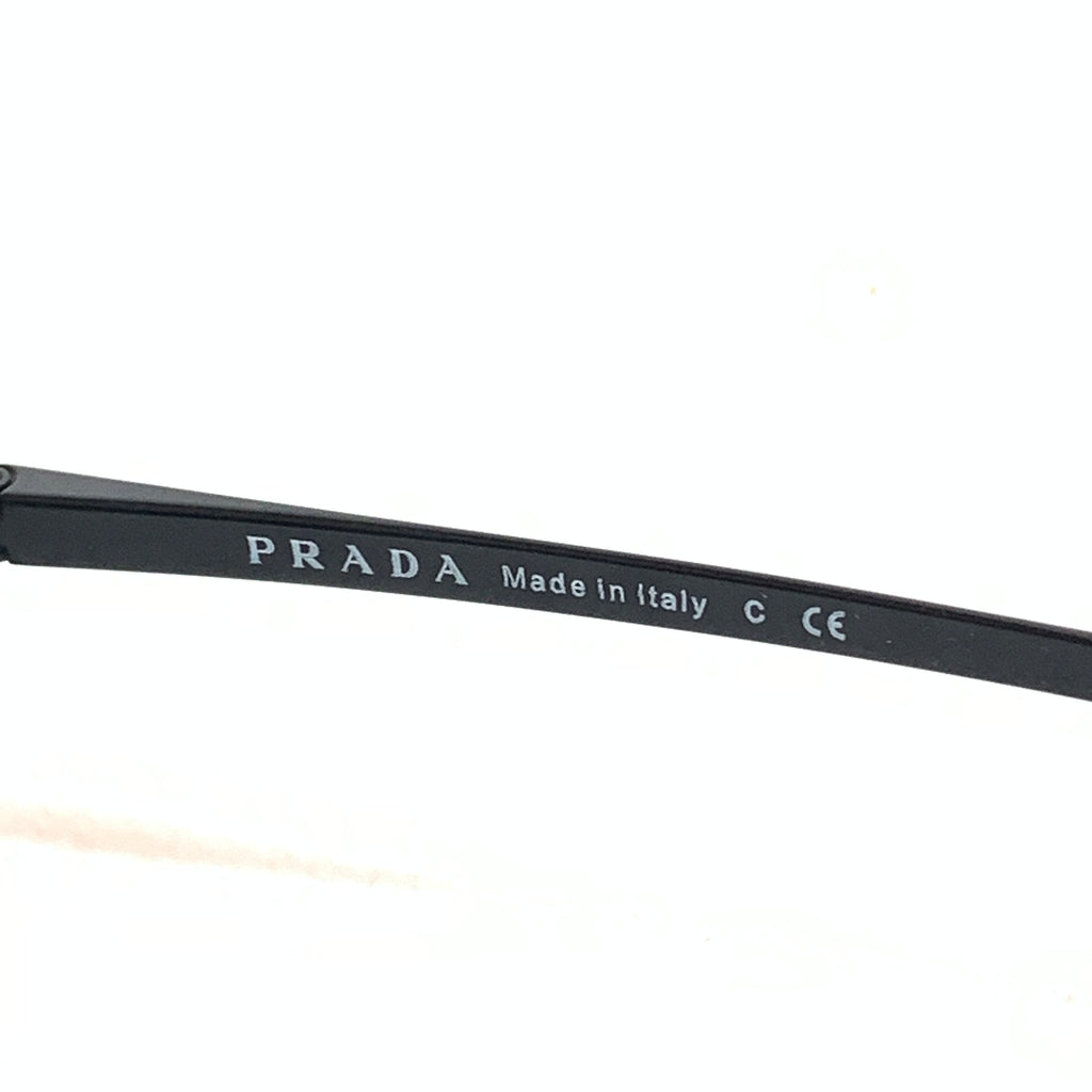 Prada SPR53M Black Metal Unisex Sunglasses | Like New |