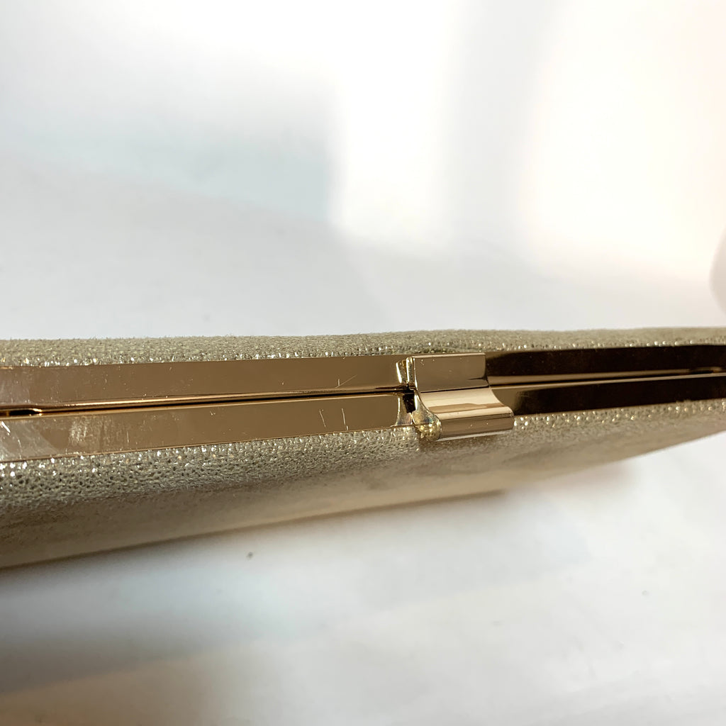 Accessorize Large Gold Clutch | Like New |