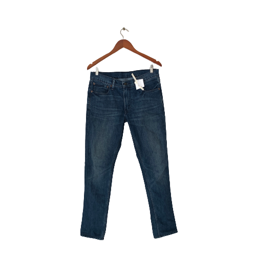 Levi's Plain Blue Skinny Jeans