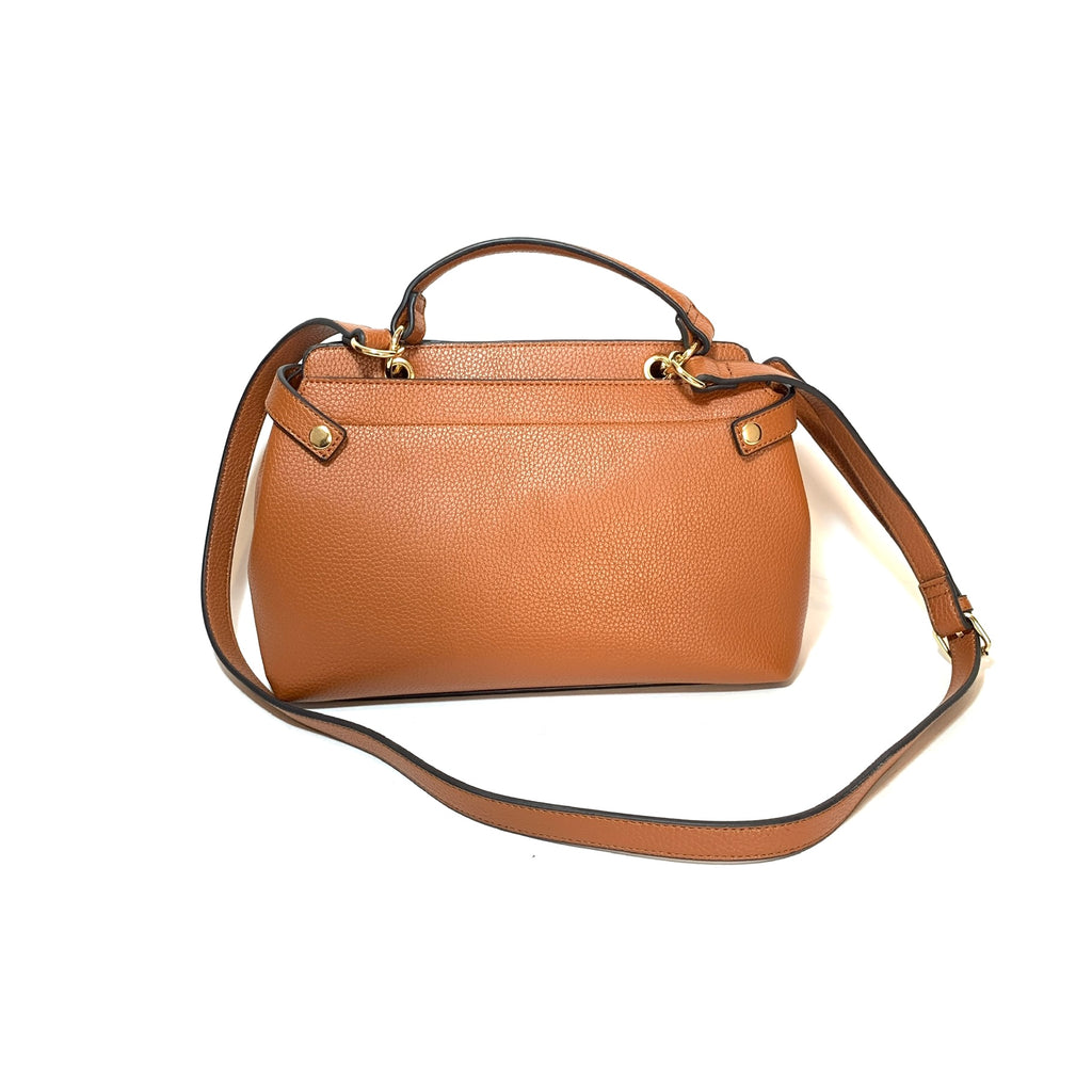 Nanette Lepore Tan Vegan Leather 'Arti' Cross Body Bag | Brand New |