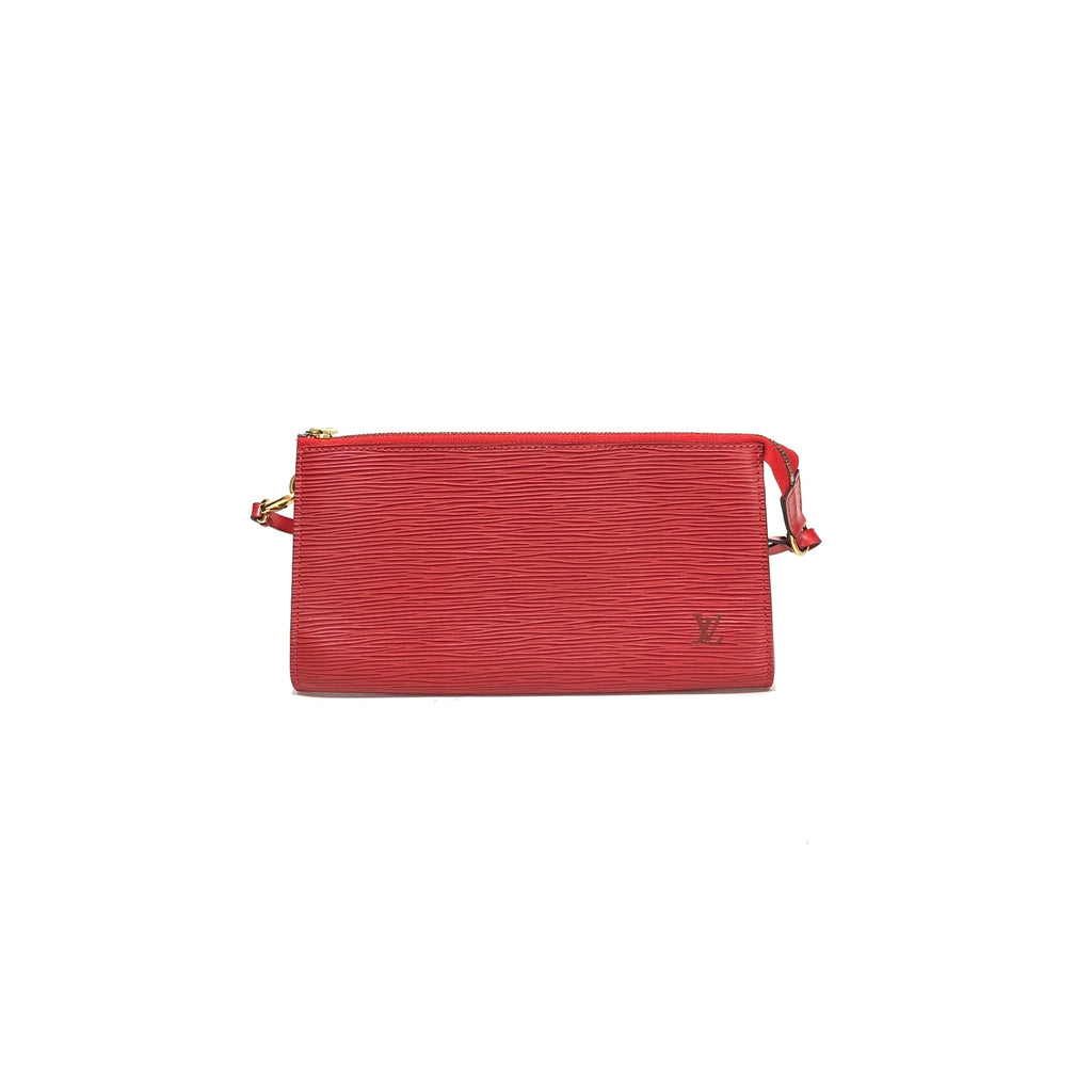 Louis Vuitton Red Epi Leather Pochette | Gently Used |