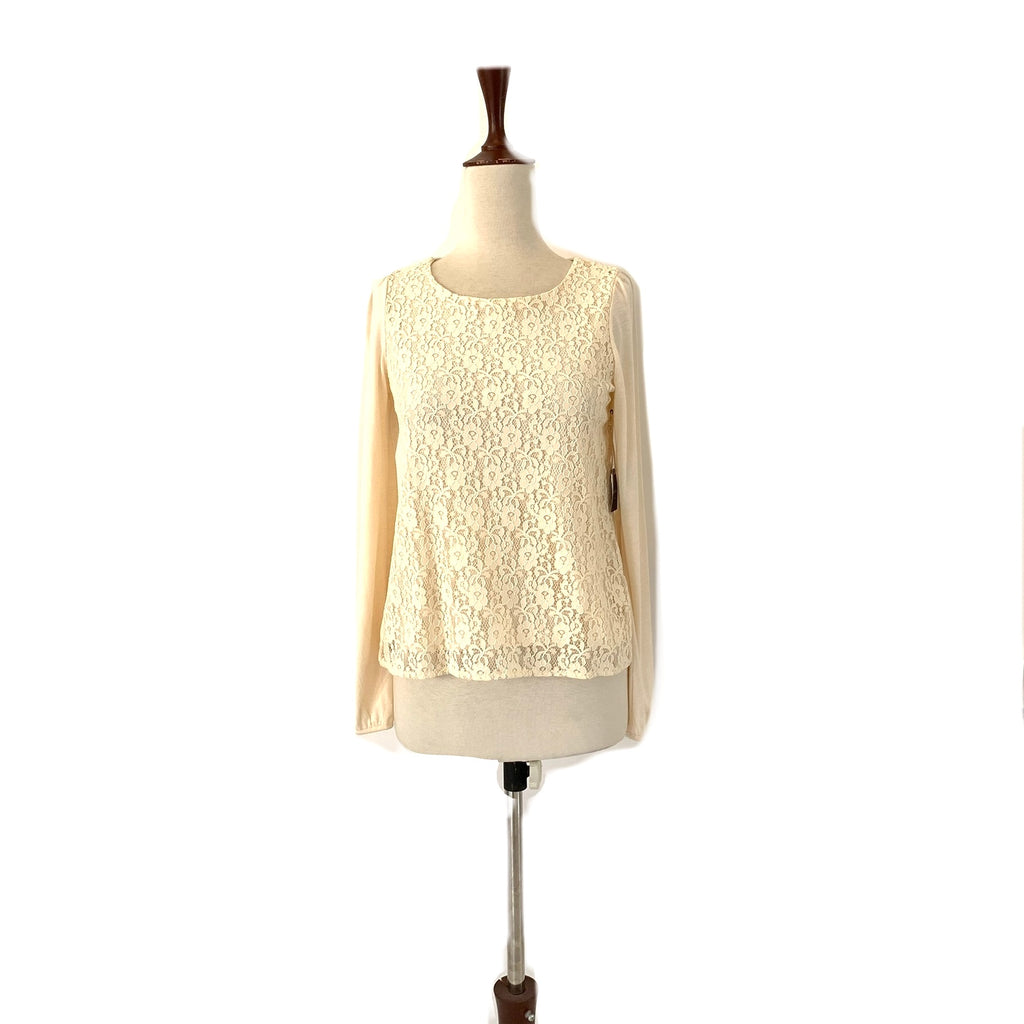 Forever 21 Cream Lace Top | Brand New |