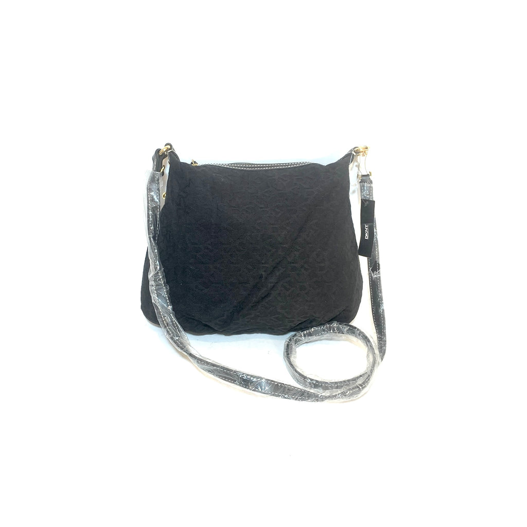 DKNY Black Monogram Cross Body Bag | Brand New |