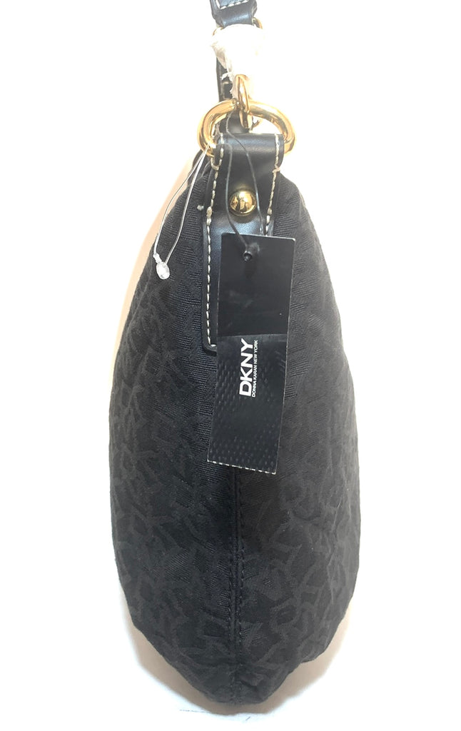 DKNY Black Monogram Cross Body Bag | Brand New |