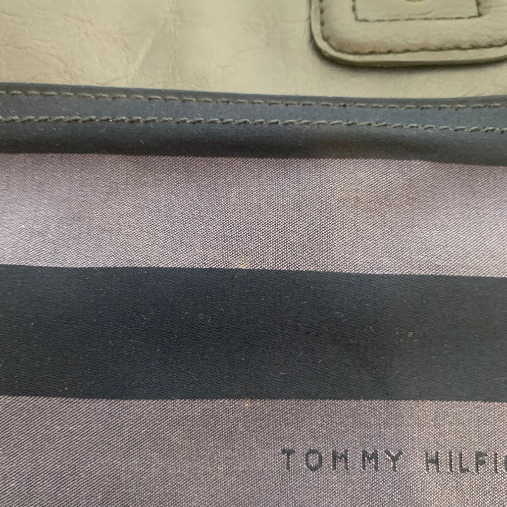 Tommy Hilfiger Navy Striped Tote | Pre Loved |