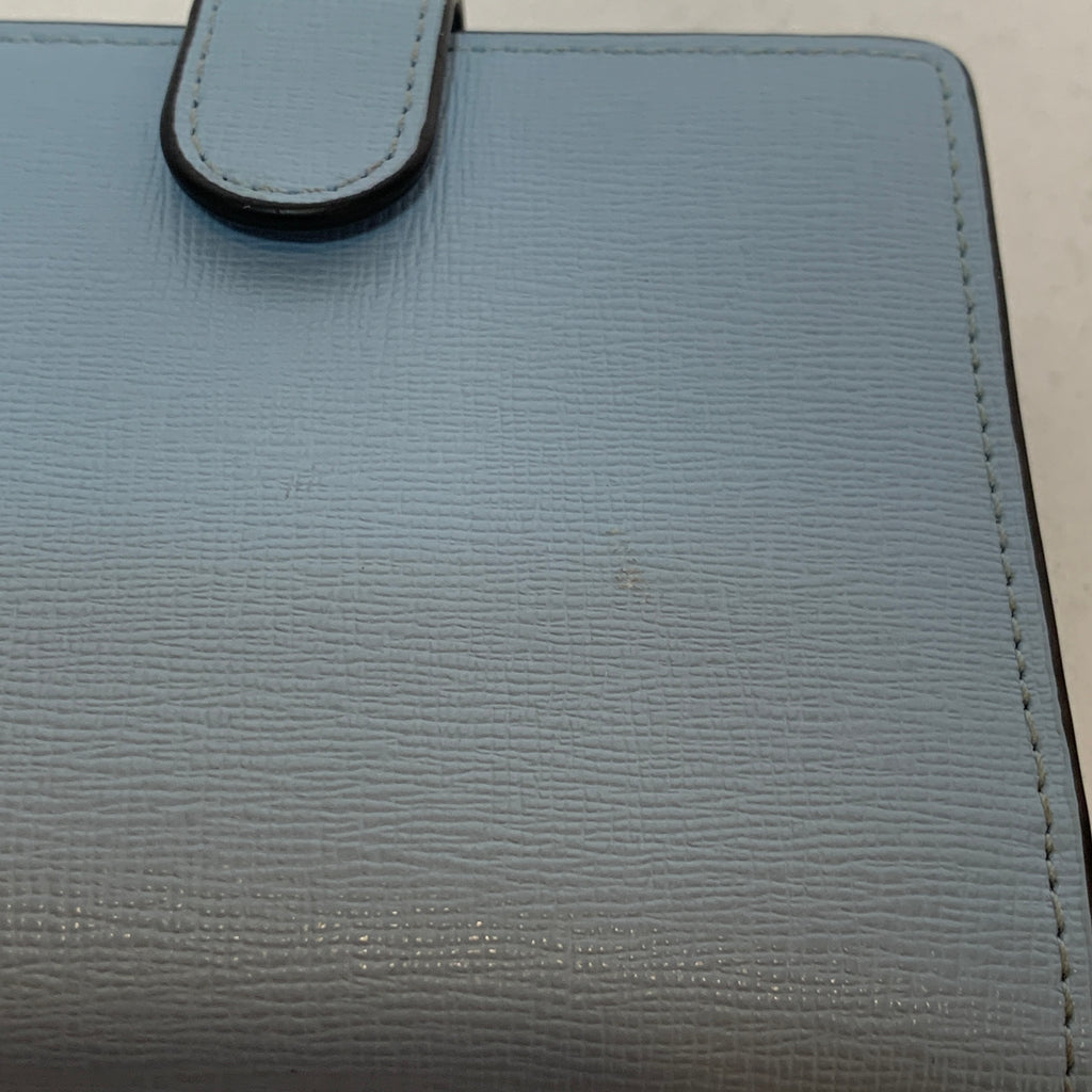Furla Light Blue Leather Bi-fold Wallet | Pre Loved |