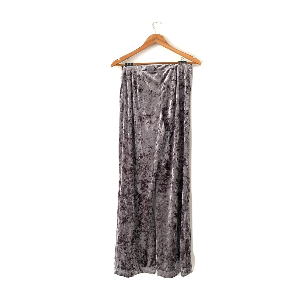 ZARA Grey Velvet Pants | Gently Used |