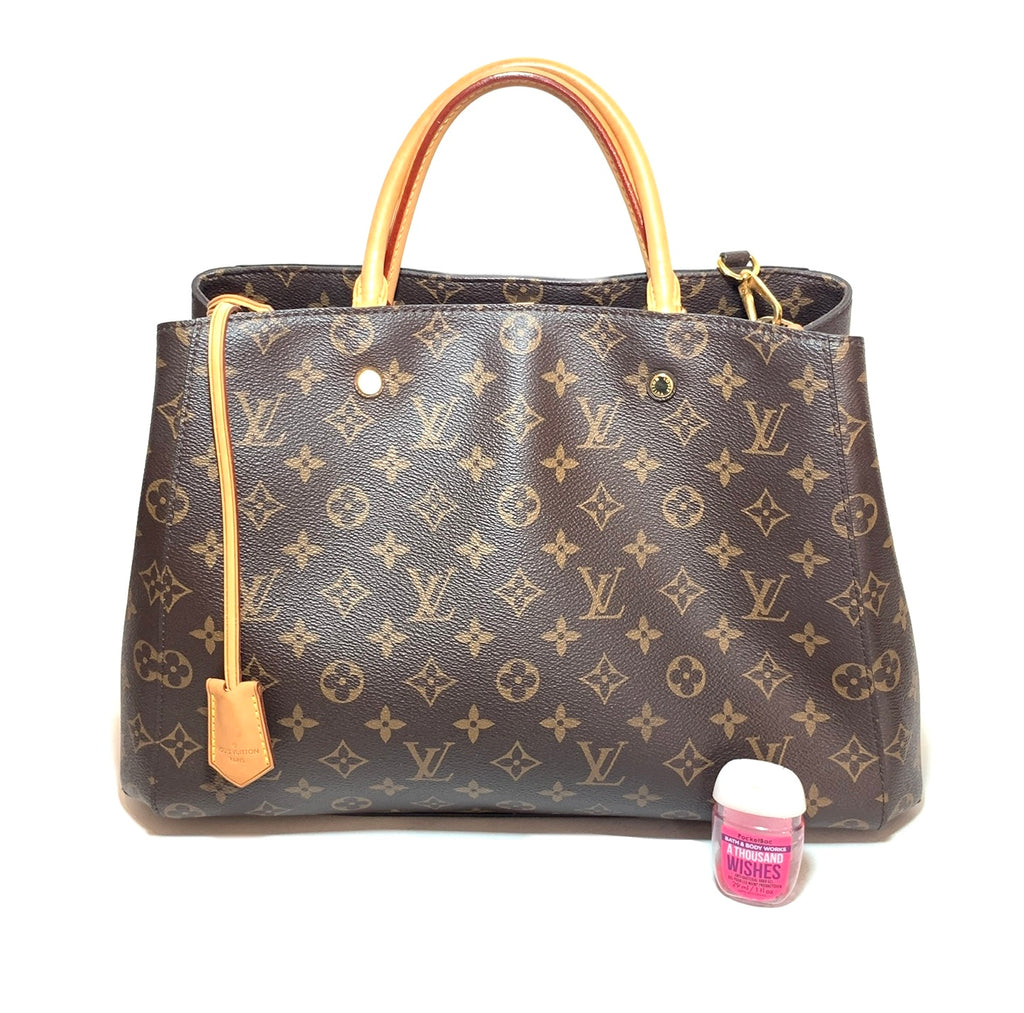 Louis Vuitton 'Montaigne' Monogram Tote, Gently Used