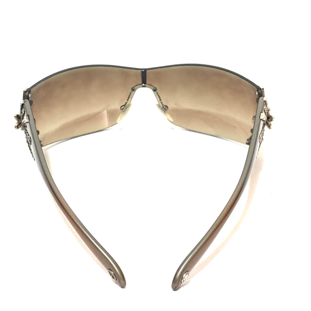 Bvlgari Rimless Rhinestone Sunglasses | Pre Loved |