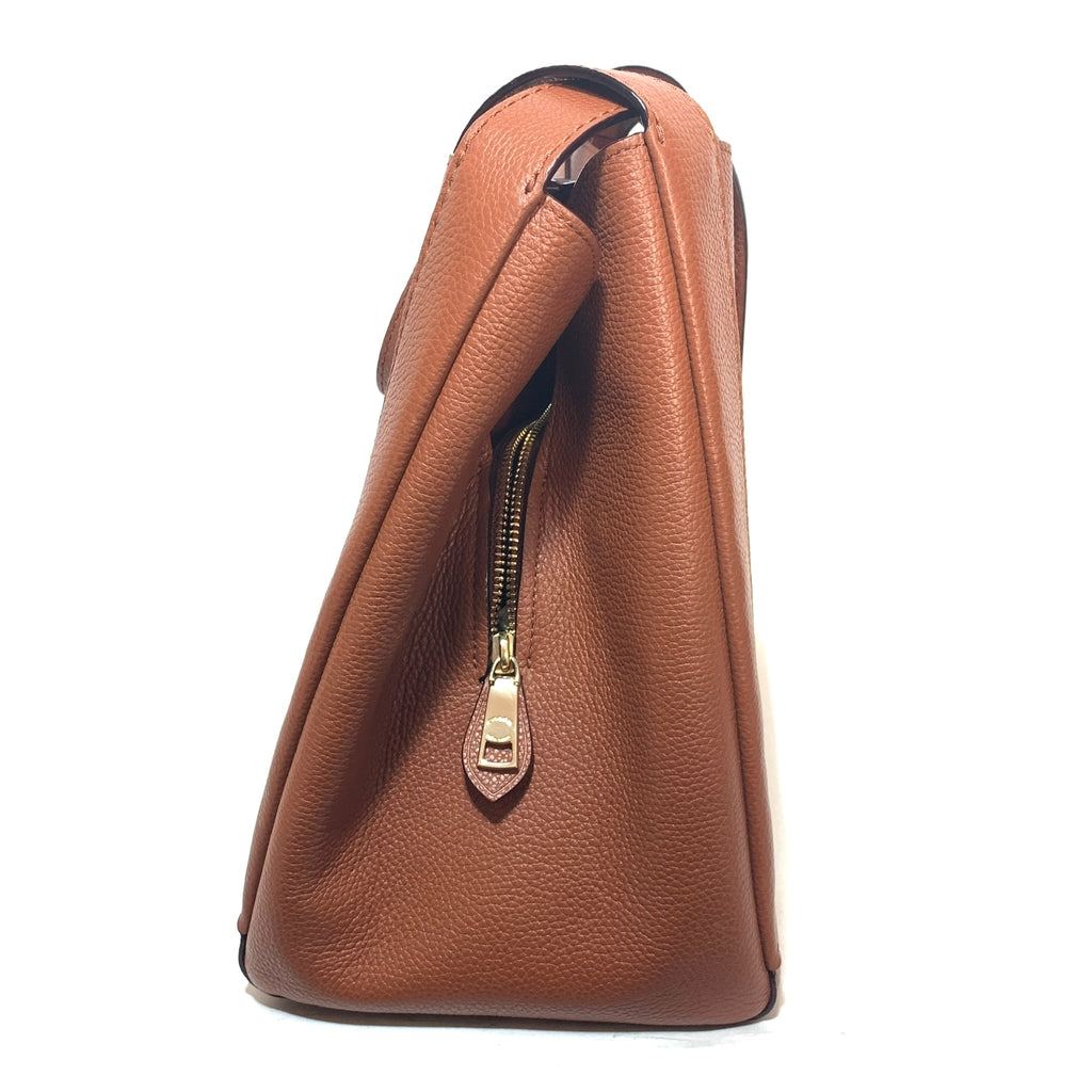 Coach Tan 'Hadley' Pebbled Leather Hobo Bag | Like New |