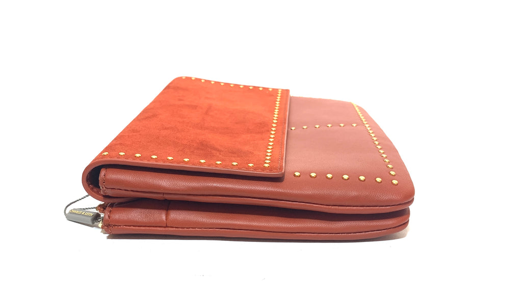 Charles & Keith Orange Studded Cross Body Bag | Brand New |