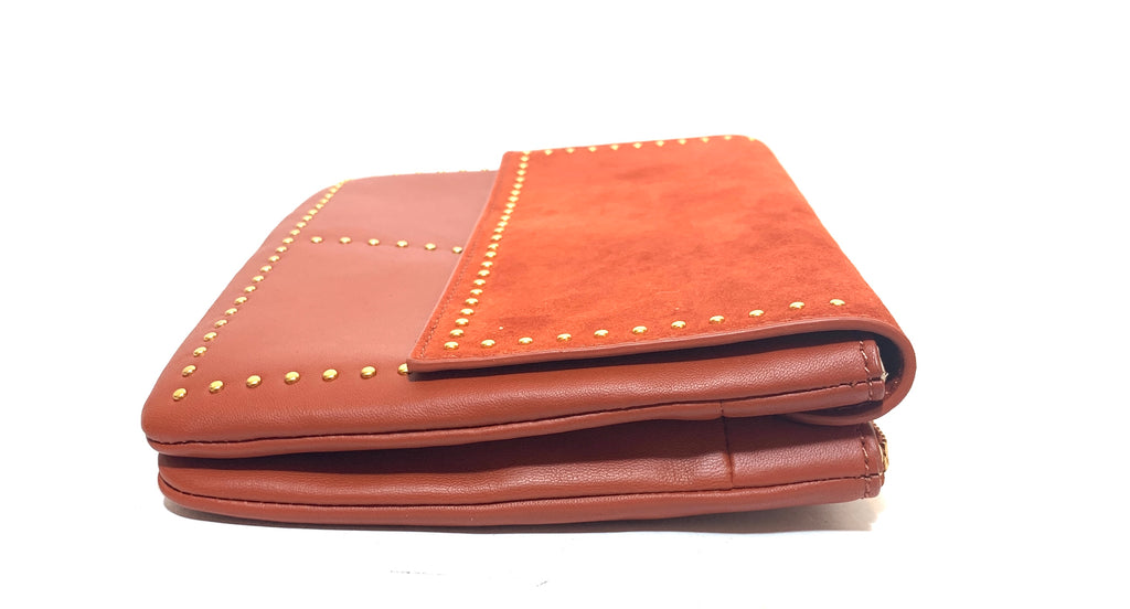 Charles & Keith Orange Studded Cross Body Bag | Brand New |