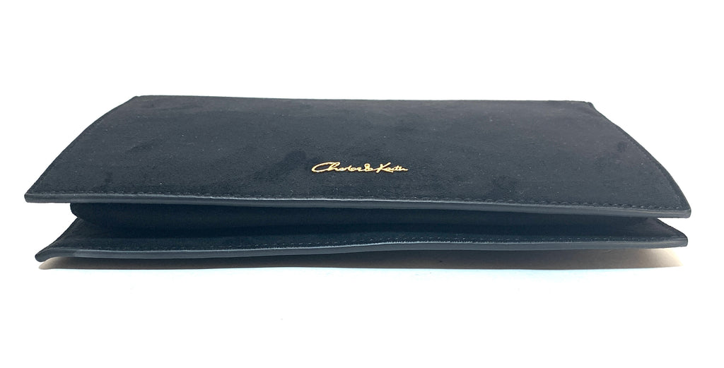 Charles & Keith Black Suede Shoulder Bag  | Brand New |