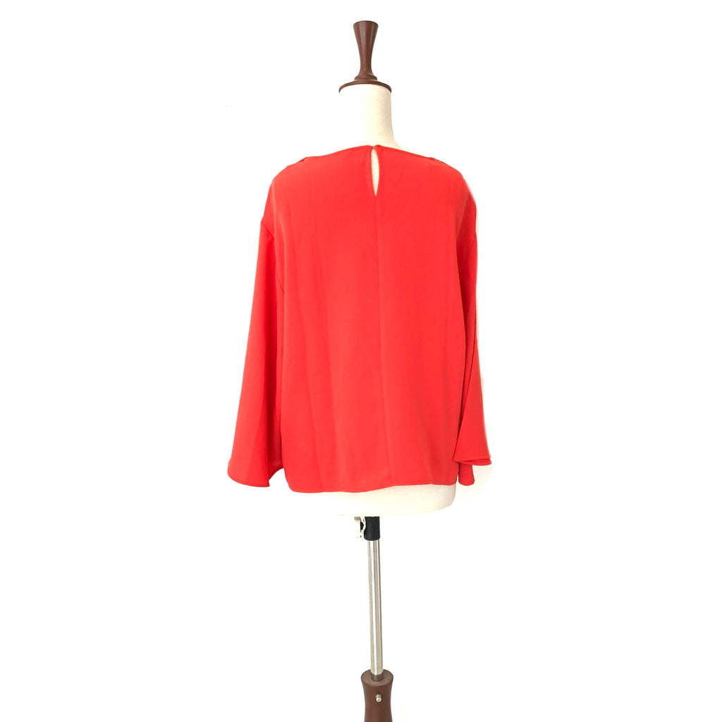 ZARA Coral with Pearls Top | Gently Used |
