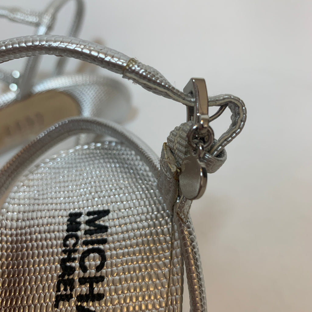 Michael Kors Silver & Gold 'Carlene' Heeled Sandals | Pre Loved |