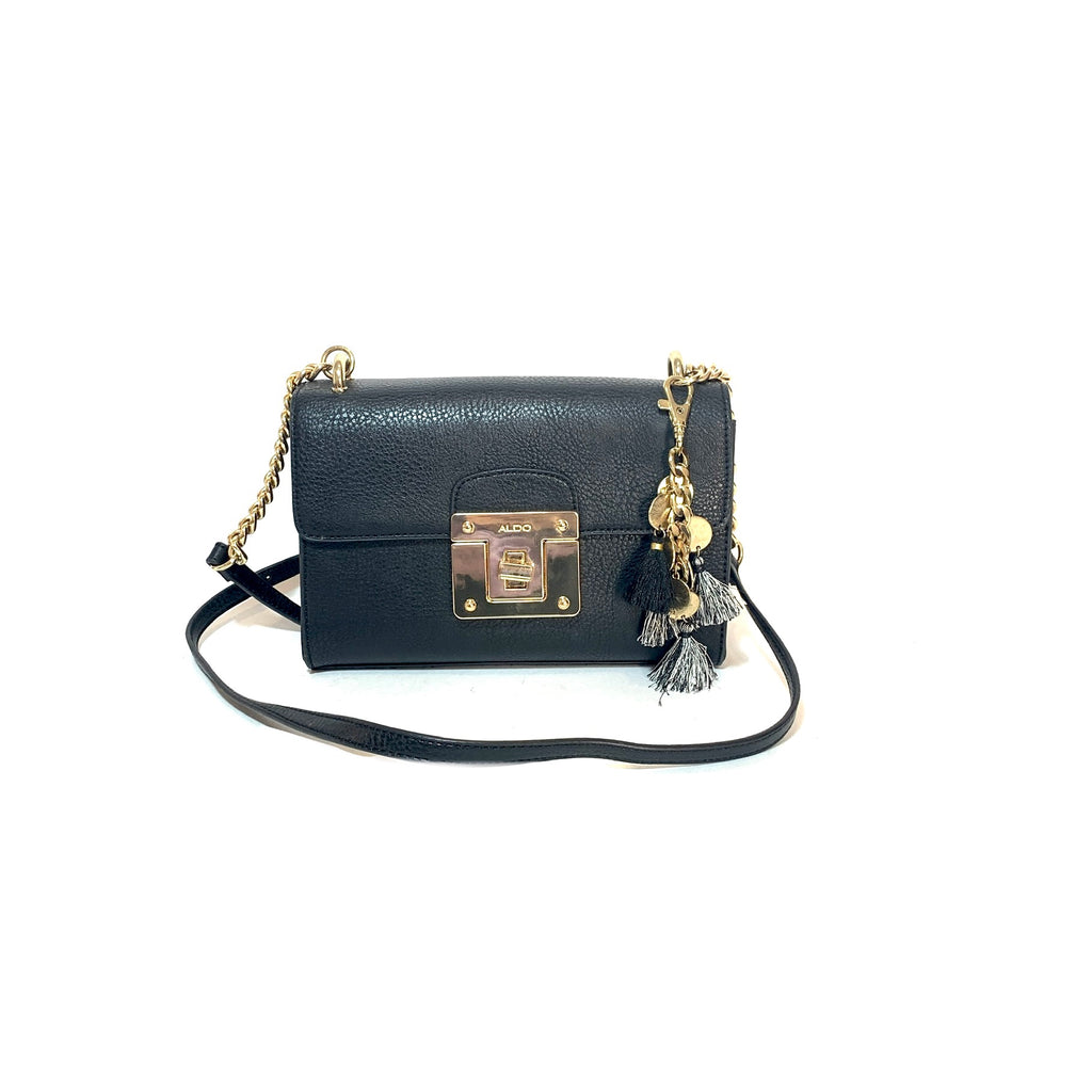 ALDO Black Cross Body Bag | Pre Loved |