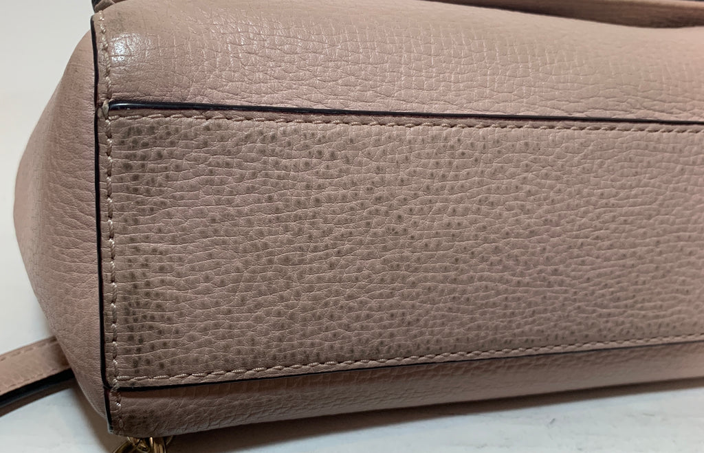 Kate Spade Light Pink Pebbled Leather Shoulder Bag | Pre Loved |