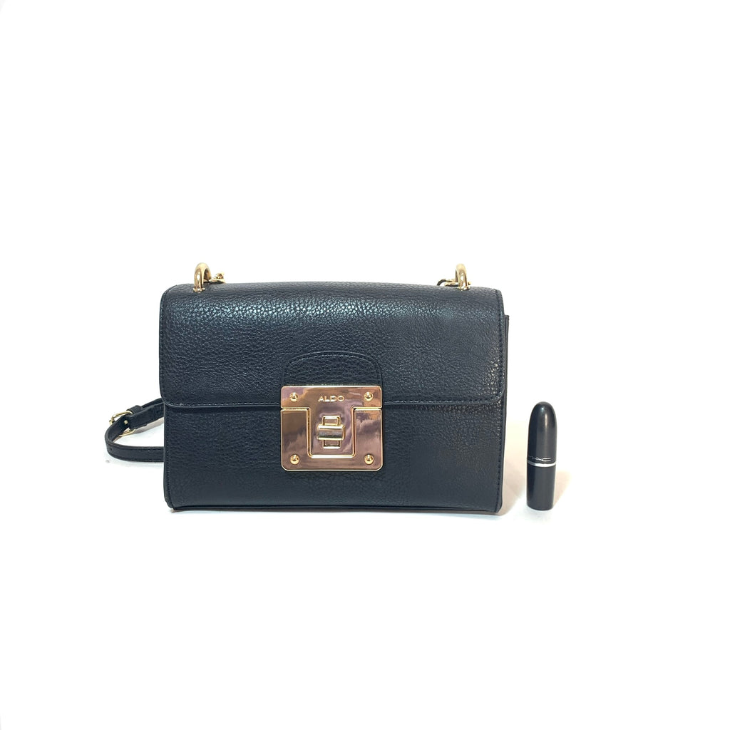 ALDO Black Cross Body Bag | Pre Loved |