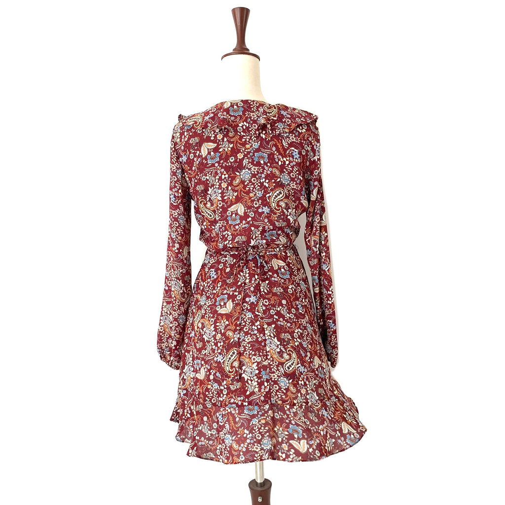 Forever 21 Printed Wrap Dress | Like New |