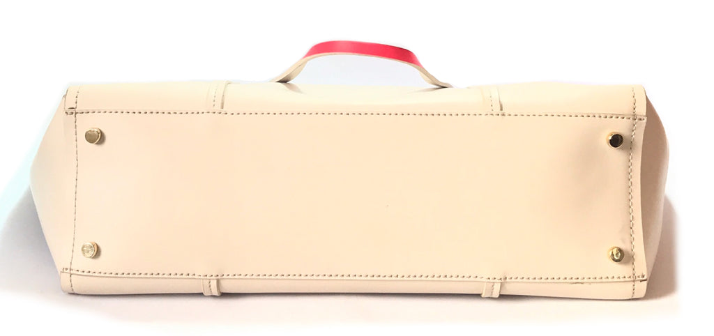 Kate Spade Beige Large Leather Tote | Like New |