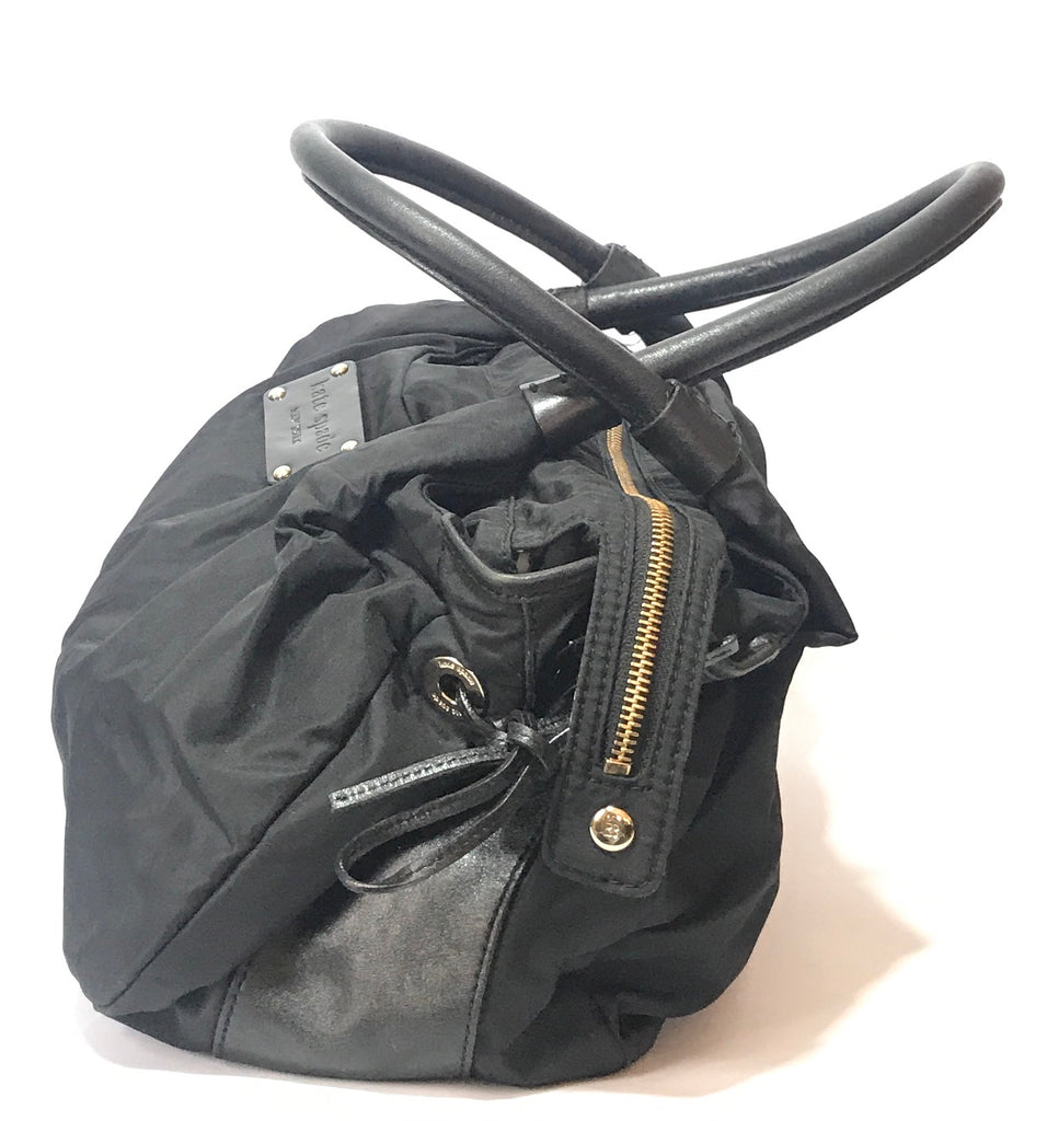 Kate Spade Black Nylon Shoulder Bag  | Pre Loved |