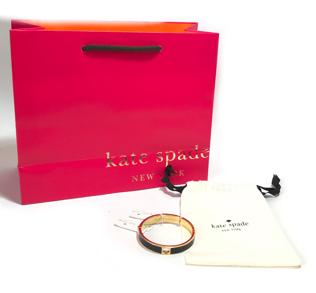 Kate Spade Black & Gold Ceramic Bracelet | Brand New |