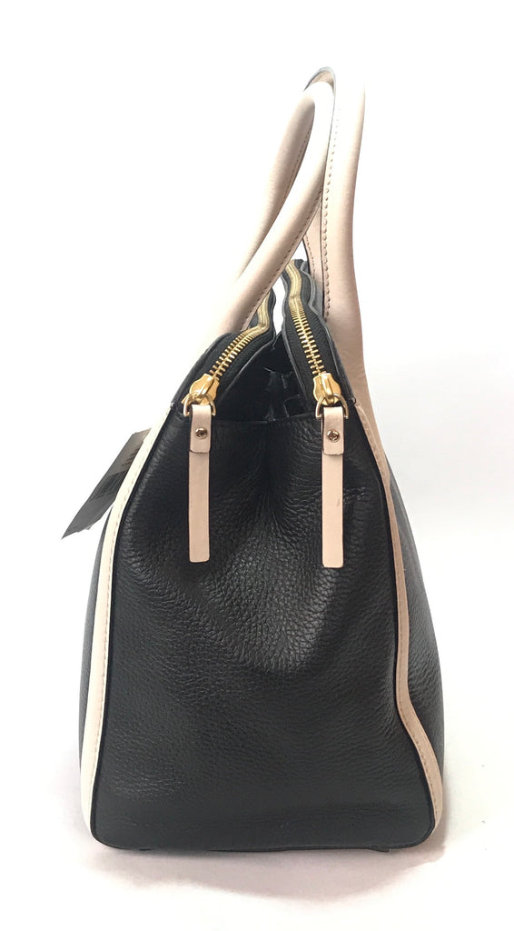 Kate Spade Black 'Duncan Caroline Lane' Leather Tote  | Brand New |