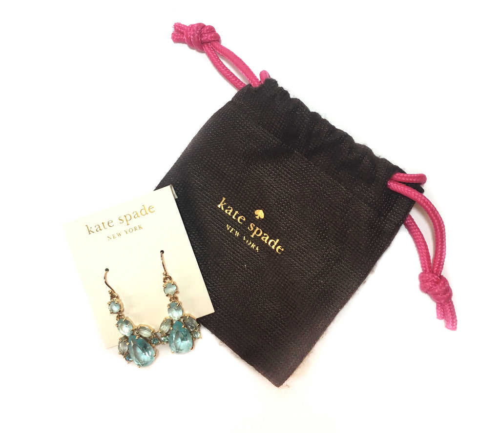Kate Spade GIVERNYBLU 14K Gold Fill Drop Earrings | Like New |