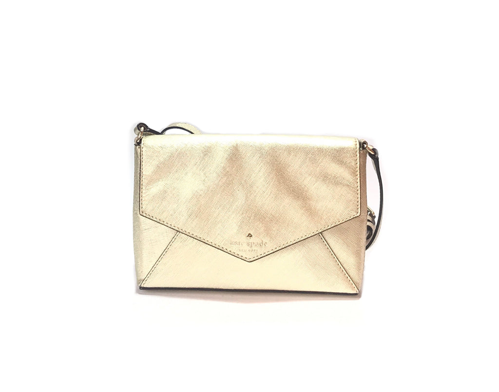 Kate Spade Cedar Street Monday Envelope Gold Cross Body Bag | Gently Used |