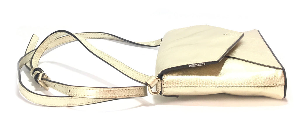 Kate Spade Cedar Street Monday Envelope Gold Cross Body Bag | Gently Used |