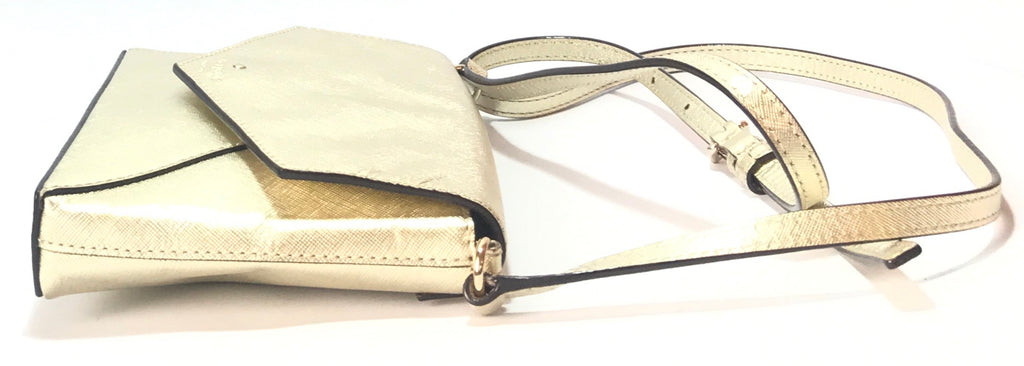 Kate Spade Cedar Street Monday Envelope Gold Cross Body Bag | Gently Used |