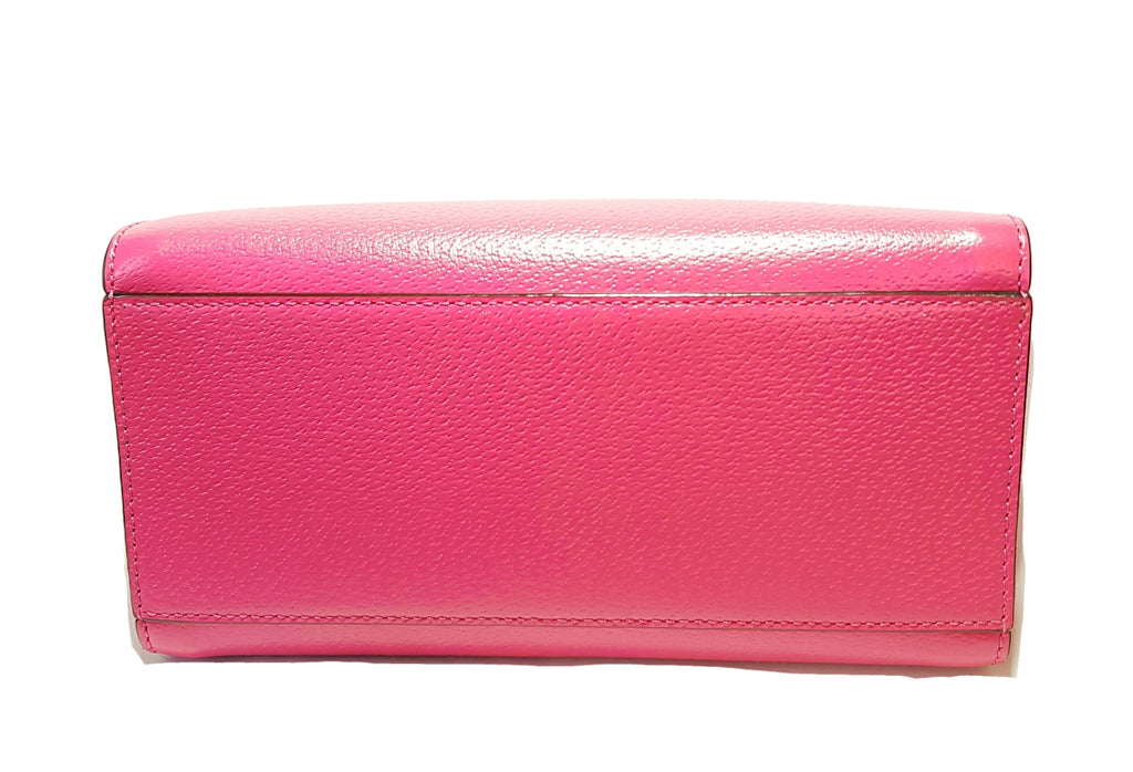 Kate Spade Fuchsia Leather Satchel | Like New |