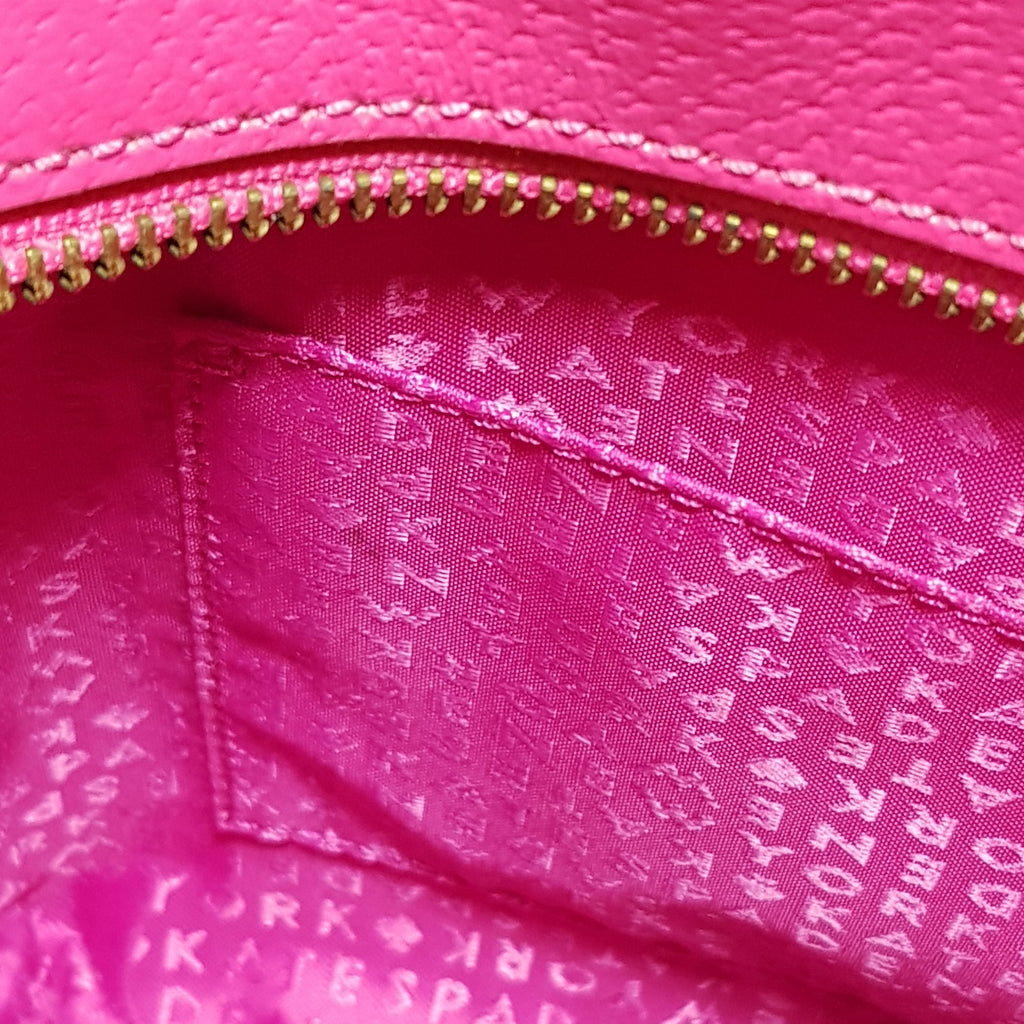 Kate Spade Fuchsia Leather Satchel | Like New |