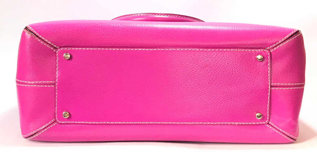 Kate Spade Fuchsia Pink Large Leather Tote | Like New |
