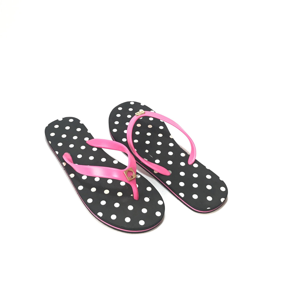 Kate Spade Rubber Polka Dot Flip Flops | Gently Used |