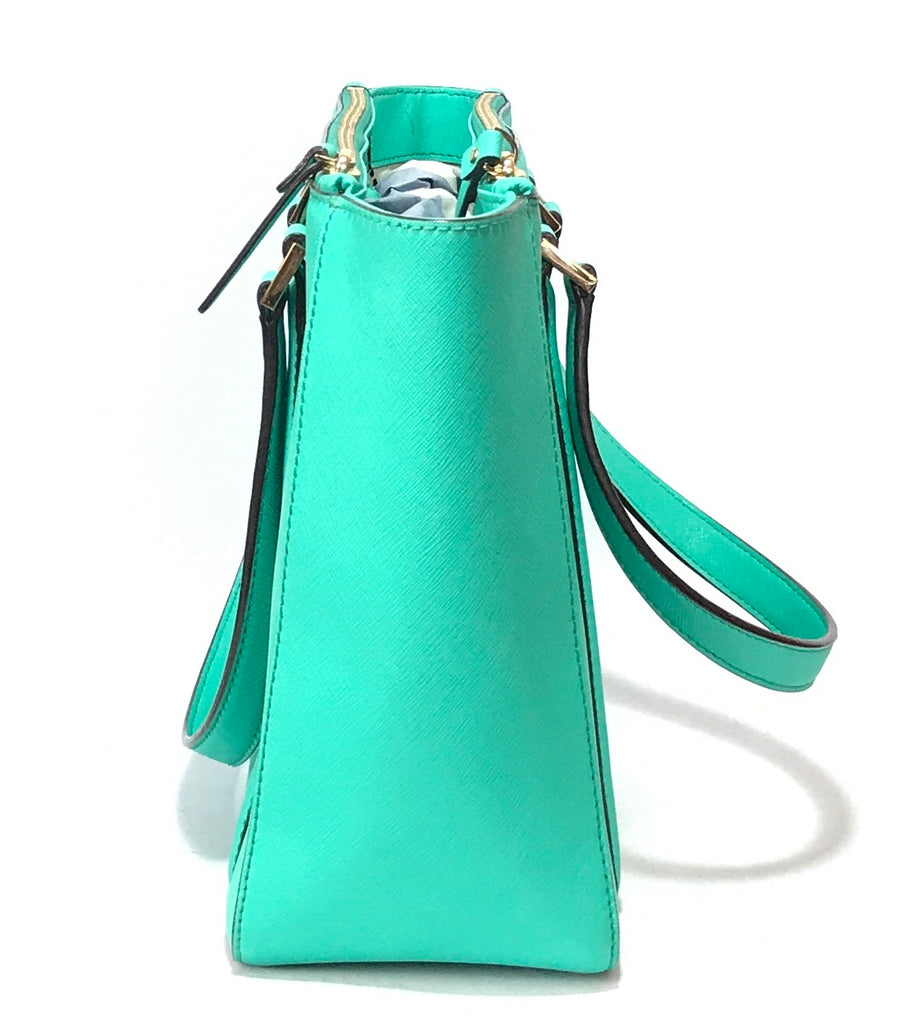 Kate Spade Teal Textured Leather Shoulder Bag | Gently Used | | Secret ...