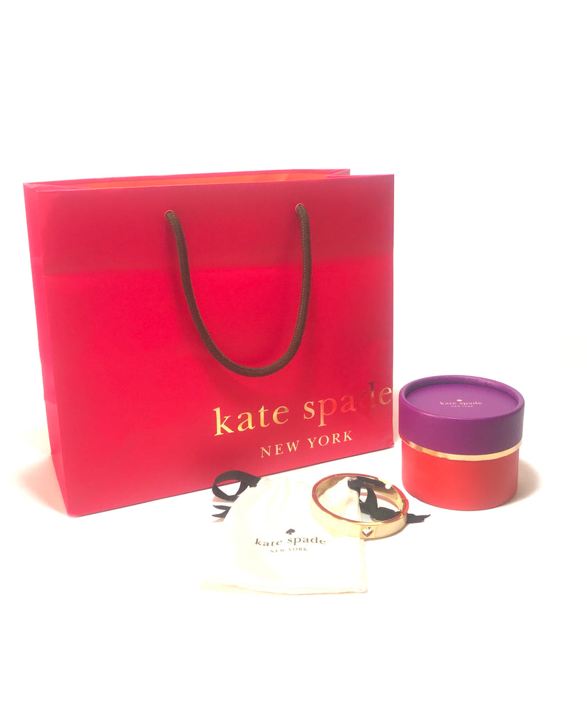 Kate Spade White & Gold Ceramic Bracelet | Brand New |