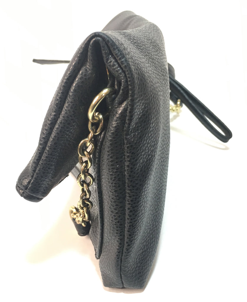 Kenneth Cole Reaction Black Leather Crossbody Bag | Gently Used |