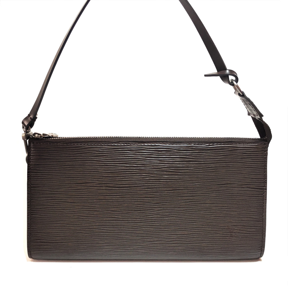 Louis Vuitton Epi Leather Accessories 24 Pochette Brown Mini Bag | Like New |