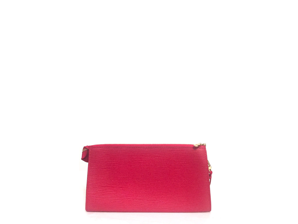Louis Vuitton Red Epi Pochette | Like New | - Secret Stash